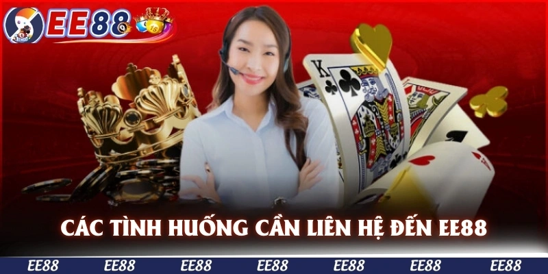 Các tình huống mà người dùng cần liên hệ đến EE88